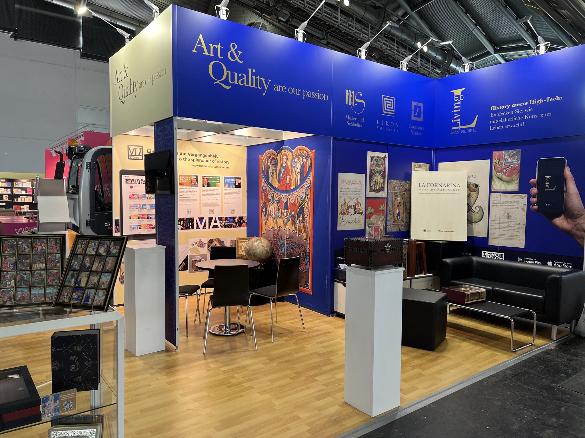 Unser Messestand auf der Frankfurter Buchmesse 2021
