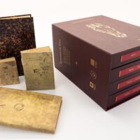 Die erste Reihe der vierteiligen edlen Faksimile-Edition der Pariser Manuskripte von Leonardo da Vinci